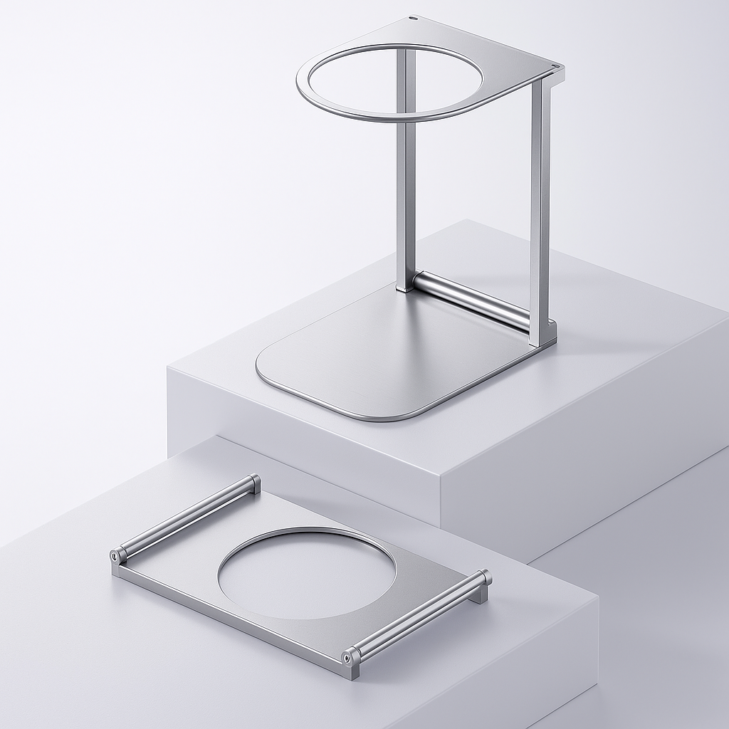 NextCoffee™ Stand – Support Métallique Pliable pour Préparation Café NextCoffee