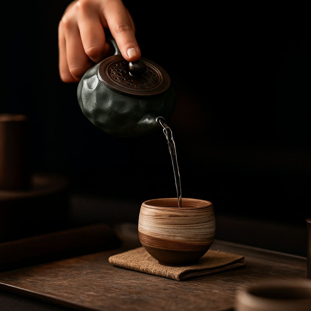 Tsukimi™ – L'Élégance Silencieuse du Thé NextCoffee